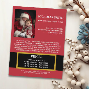 Promotional Christmas Santa Claus Business Paper