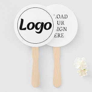 Promotional Custom Hand Fan with Your Logo & Photo