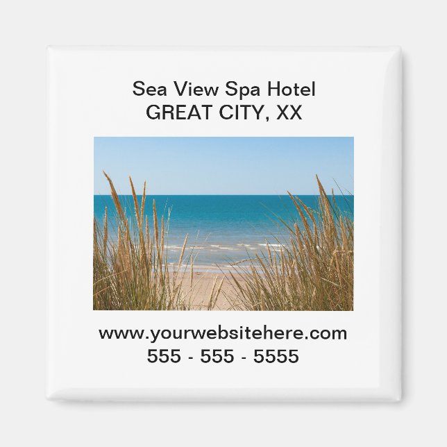 Promotional Custom Photo Fridge Magnet (Front)