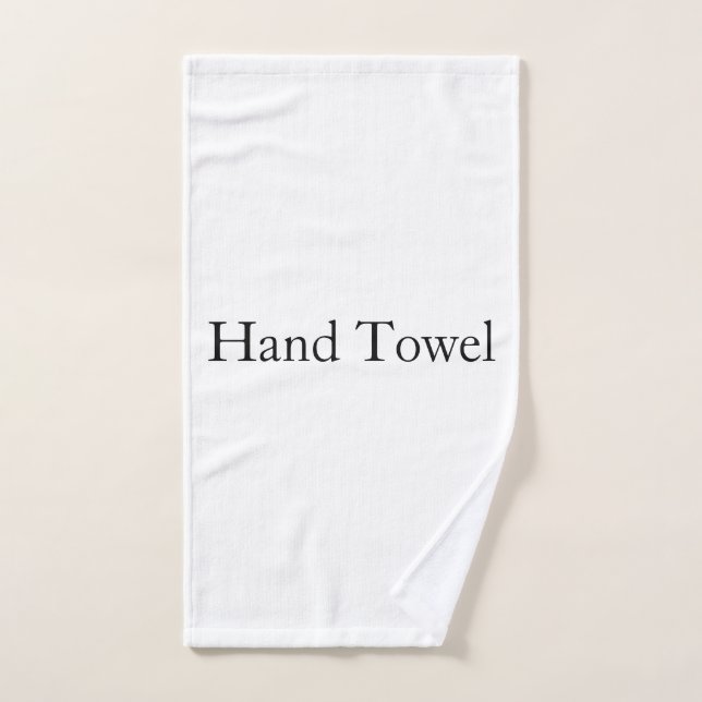 promotional Custom Simple Bathroom Towel Set (Hand Towel)