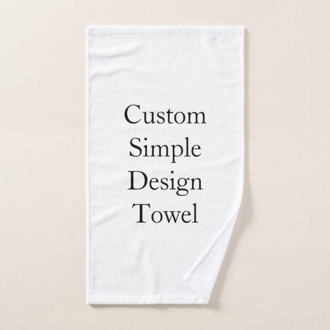 promotional Custom Simple Bathroom Towel Set (Hand Towel)