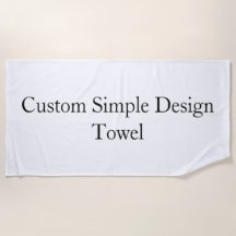 promotional Custom Simple Beach Towel