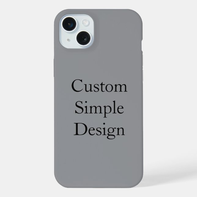 promotional Custom Simple iPhone Case  (Back)
