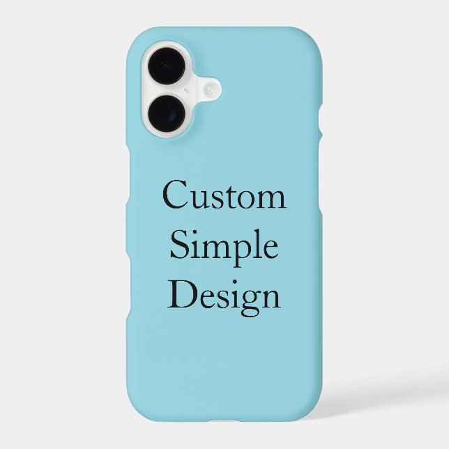 promotional Custom Simple iPhone Case  (Back)