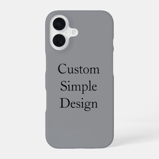promotional Custom Simple iPhone Case  (Back)