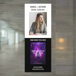 Promotional Event Book Signing Author Photo  Window Cling