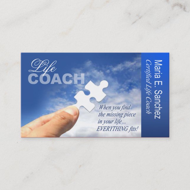 PROMOTIONAL for Life Coach Spiritual Counseling Business Card (Front)