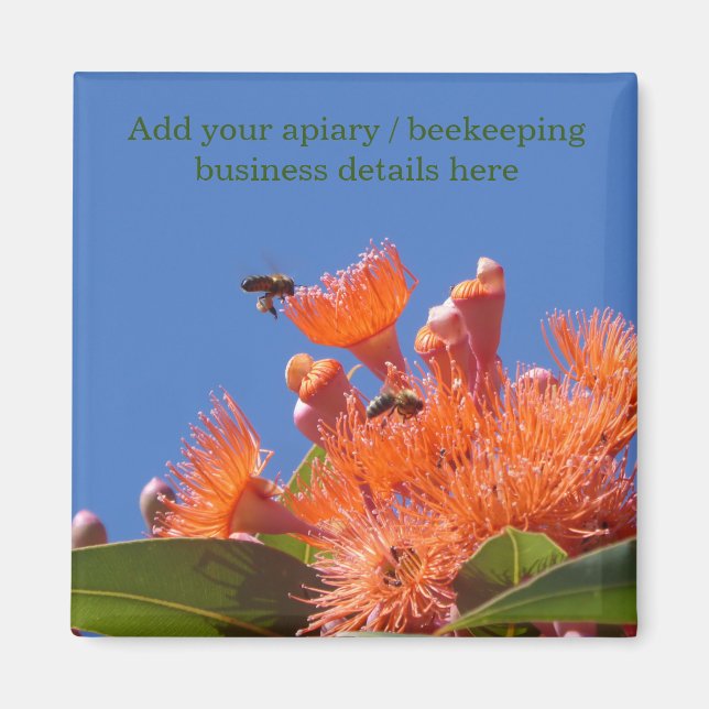 PROMOTIONAL FRIDGE MAGNET FOR APIARIST BEEKEEPER (Front)