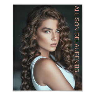 Promotional Headshots   Modern Actor Photo Print