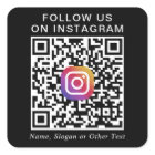 Promotional Instagram QR Code Black