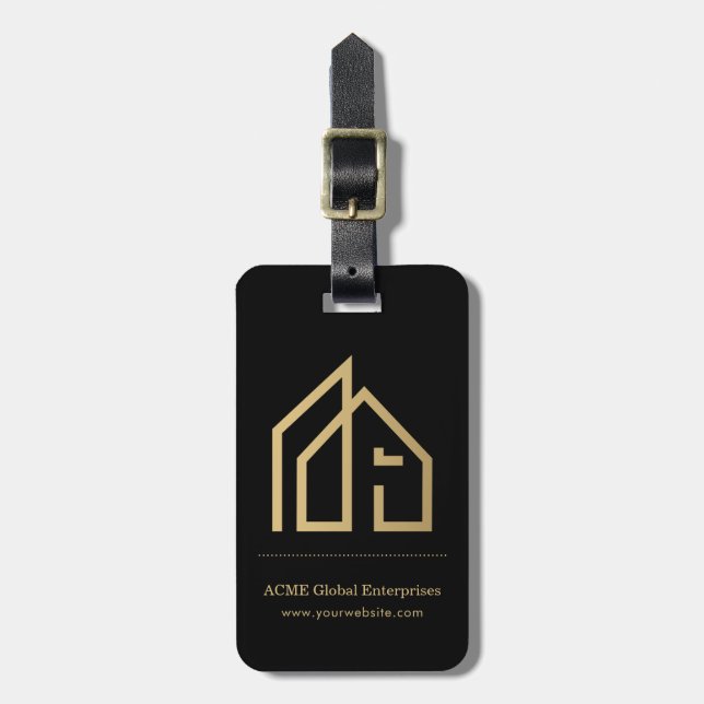 Promotional Item Modern Real Estate Luggage Tag (Front Vertical)