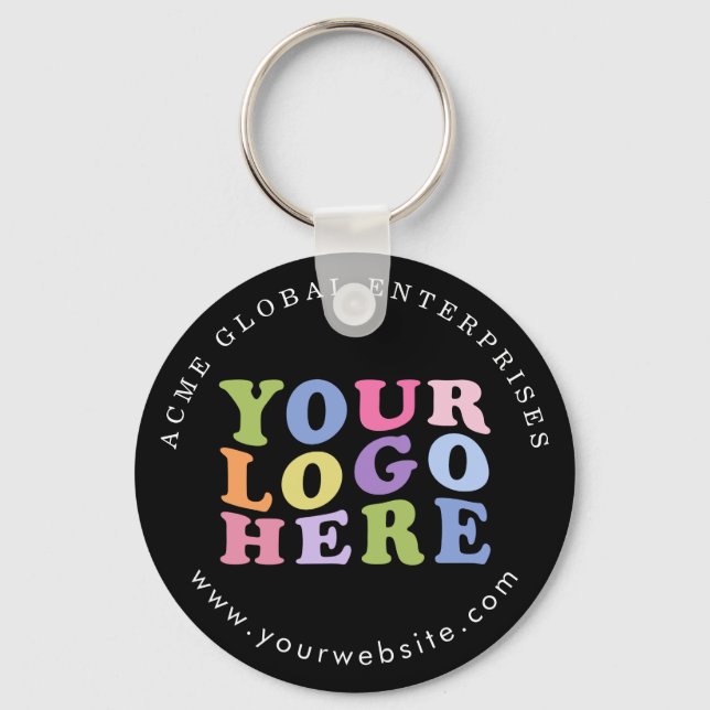 Promotional Items No Minimum Add Your Logo Keychai Key Ring (Front)
