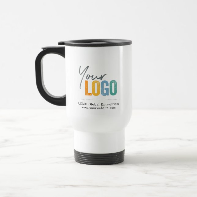 Promotional Items No Minimum Add Your Logo Travel  Travel Mug (Left)