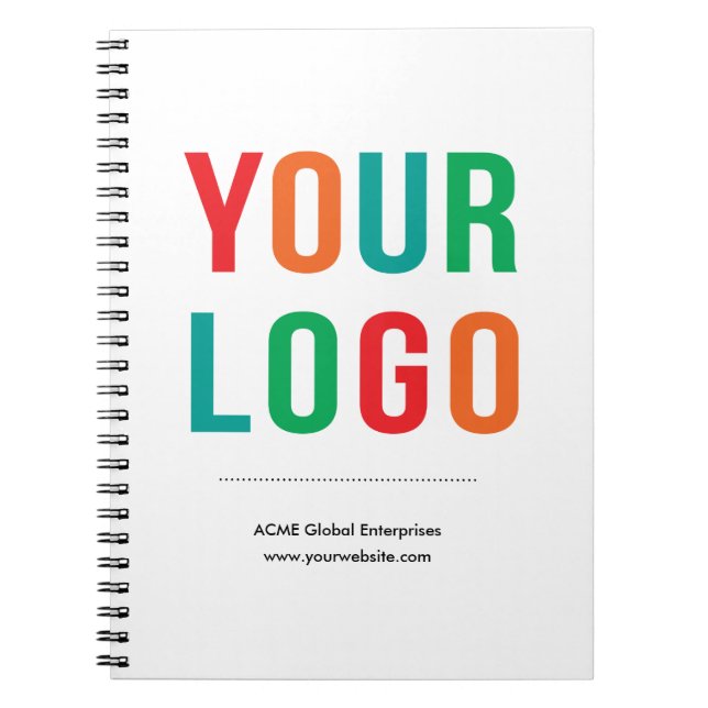 Promotional Items No Minimum, Logo Notebook (Front)