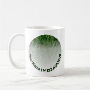 Promotional Lawn Care Service Logo Name www Coffee Mug