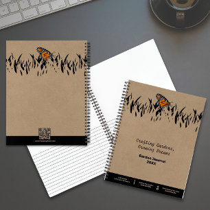 Promotional Lawn Silhouette Butterfly Garden Notebook