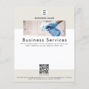 Promotional Leaflet House Cleaning Maid Service Flyer