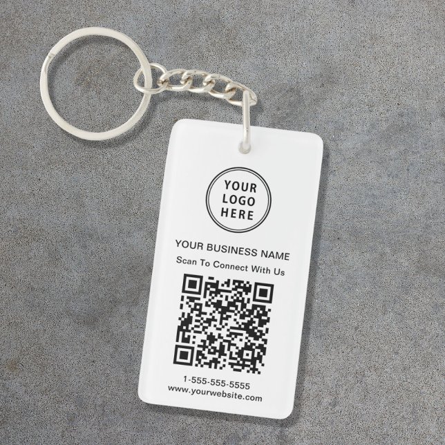 Promotional Logo QR Code Key Ring (Creator Uploaded)