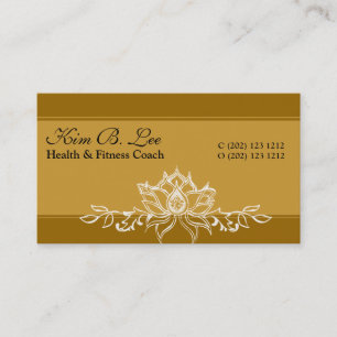 Promotional Lotus Garden Business Card