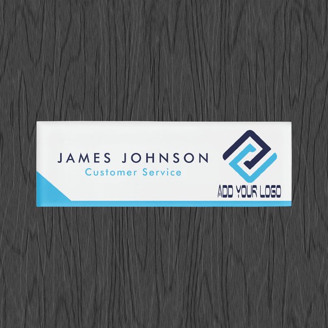 Promotional Magnetic Name Tag with Company Logo (Creator Uploaded)