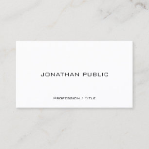 Promotional Modern Minimal Template Semi-Gloss Business Card