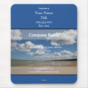 Promotional Mousepad Cloudy Beach - HAMbyWG
