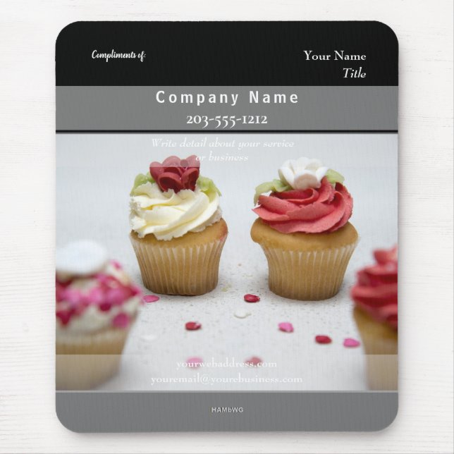 Promotional Mousepad Cupcakes - HAMbyWG (Front)
