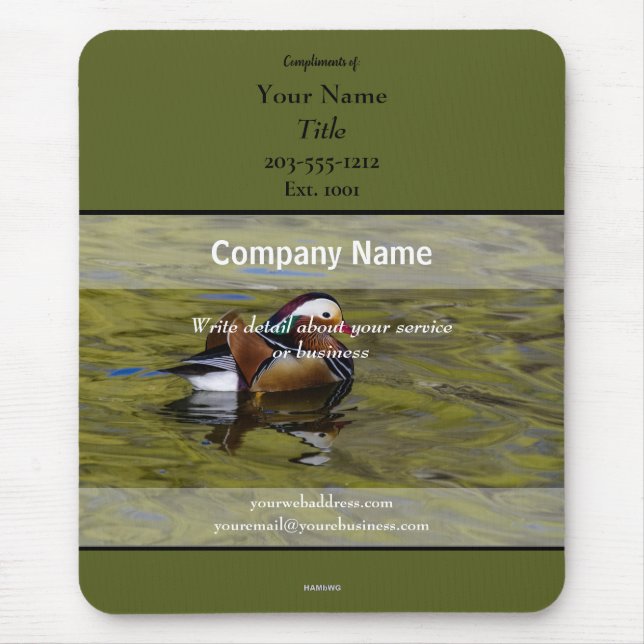 Promotional Mousepad Duck - HAMbyWG (Front)