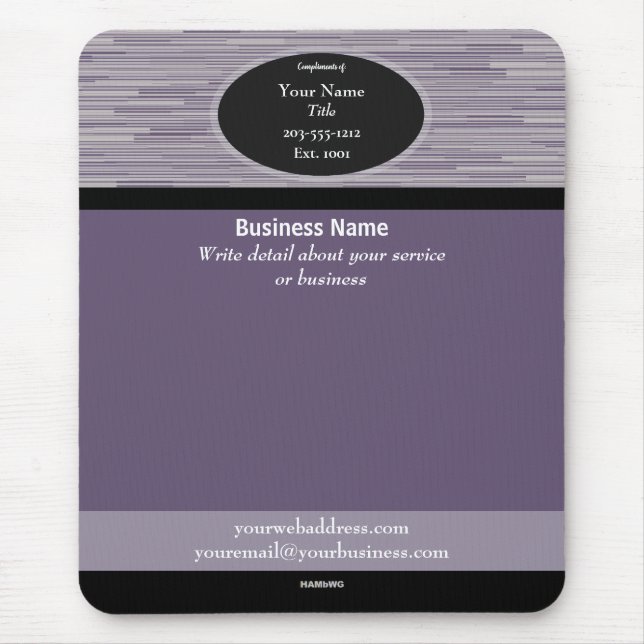Promotional Mousepad - HAMbyWG (Front)