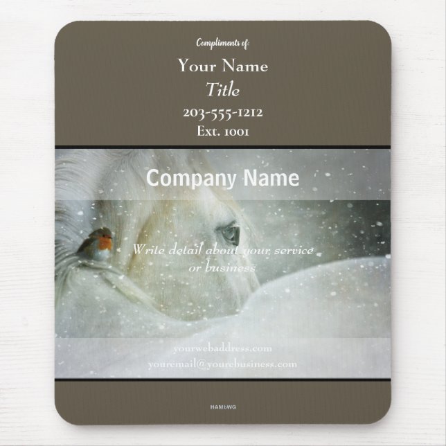 Promotional Mousepad Horse Theme - HAMbyWG (Front)