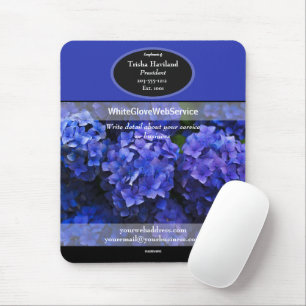 Promotional Mousepad Purple Hydrangea - HAMbyWG