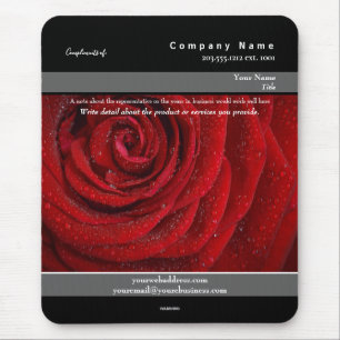 Promotional Mousepad Red Rose. Theme - HAMbyWG