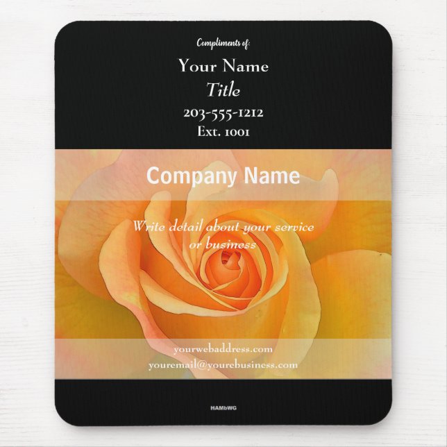 Promotional Mousepad  Rose - HAMbyWG (Front)