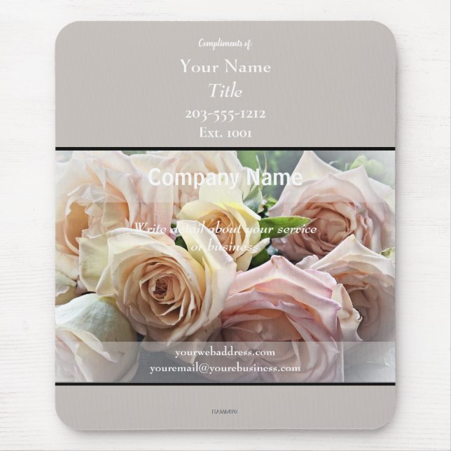Promotional Mousepad Roses - HAMbyWG (Front)