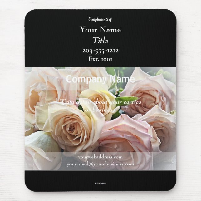 Promotional Mousepad Roses - HAMbyWG (Front)