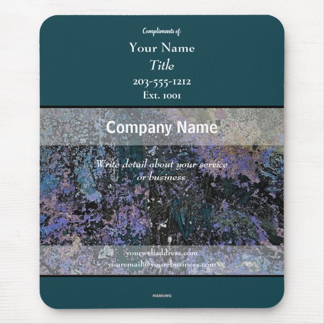 Promotional Mousepad Teal - HAMbyWG (Front)