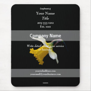 Promotional Mousepad Yellow Flower - HAMbyWG