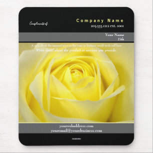 Promotional Mousepad Yellow Rose Theme - HAMbyWG