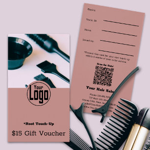 Promotional Photo Root Touch-Up Gift Voucher Card