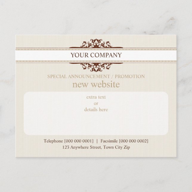 PROMOTIONAL POSTCARD :: divine 1A (Front)