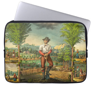 Promotional Print For Grange Members Laptop Sleeve