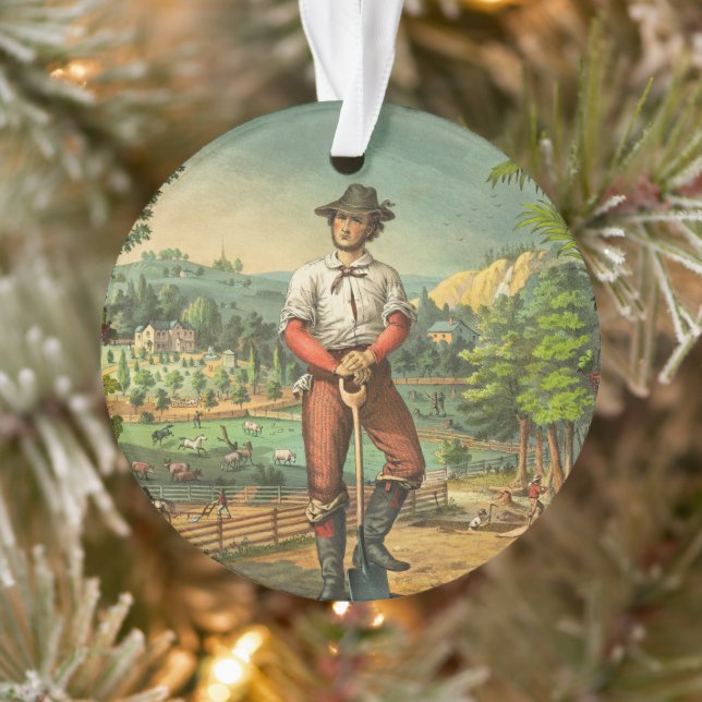 Promotional Print For Grange Members Ornament (Tree)