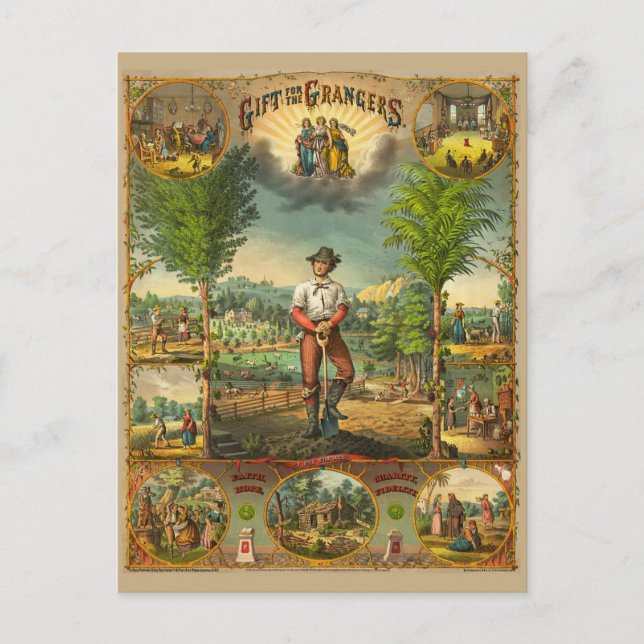 Promotional Print For Grange Members Postcard (Front)