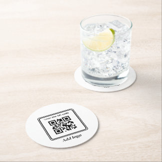 Promotional product, marketing, advertising custom round paper coaster