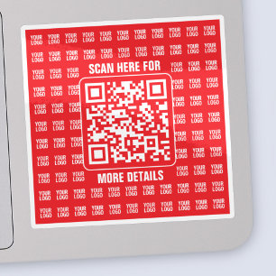 Promotional QR code (editable) with Logo Pattern
