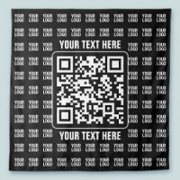 Promotional QR code (editable) with Logo Pattern