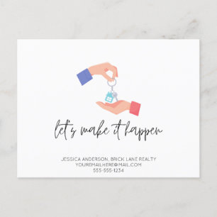 Promotional Real Estate Business Postcard