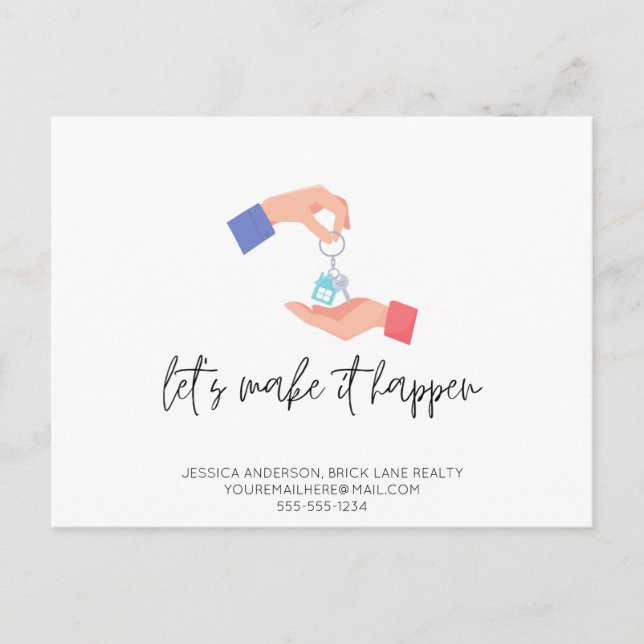 Promotional Real Estate Business Postcard (Front)