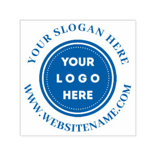 Promotional Round Custom Business Logo Self-inking Stamp