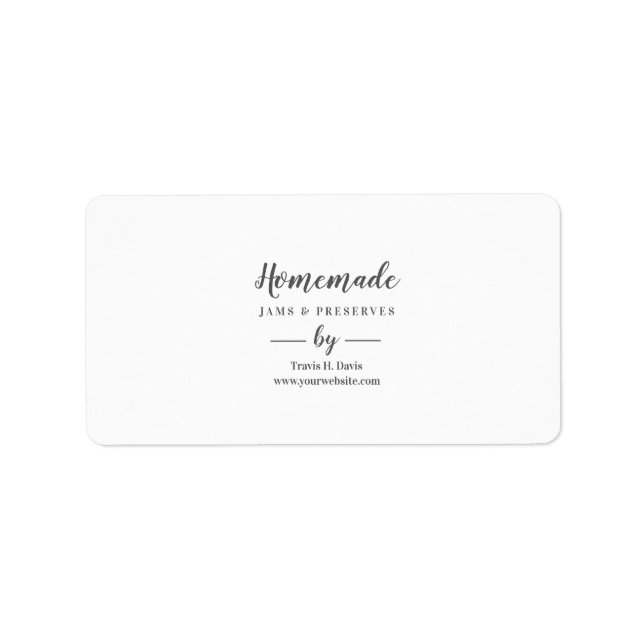 Promotional Small Honey Business  Label (Front)